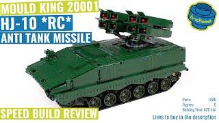 Mould King 20001 - HJ-10 Anti Tank Missile - Speed Build Review