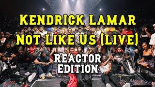 Kendrick Lamar - Not Like Us Live - REACTION MASHUP/COMPILATION - Remake/Updated