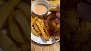 The best chicken tender combo #cooking #food #friedchicken #chickentenders #frenchfries #fyp