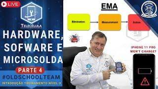 Hardware, Software e Microsolda (FINAL) - Não Carrega, Reparo Ao Vivo - Treinamentos Telecélula