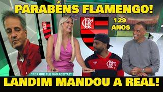 PARABÉNS FLAMENGO! "129 ANOS" LANDIM MANDOU A REAL SOBRE A RENOVAÇÃO COM GABIGOL!