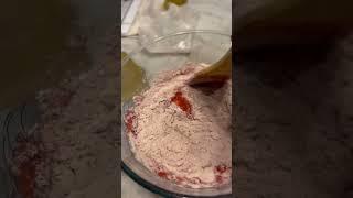 Making Red Velvet Cake  #shorts #asmr #cake #baking #food