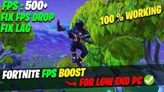 How To BOOST FPS On LOW END PC in Fortnite Chapter 4 ( Fix Delay & Fix Stutters ) 