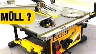 Dewalt 7492 - Der Müll kann weg ?! Tischkreissäge | Proofwood