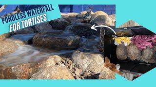 14' Pondless Waterfall built for TORTOISES in Arizona!