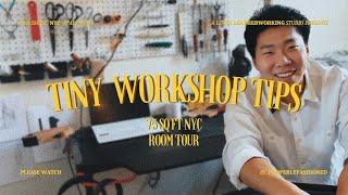 NYC Tiny Leather Workshop ROOM TOUR+tips & tricks