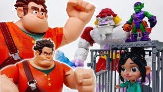 Ralph Can Wreck a Building~! Rescue Vanellope, Ralph #ToyMartTV