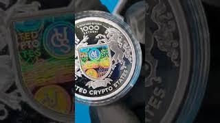 This Silver Coin also comes with Bitcoin!