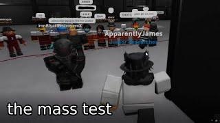 The Roblox Mass Test (SCP: Roleplay)