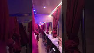 V Kaveri Travels inside of the bus Non AC sleeper/semi sleeper #trending  #vkaveri #travel