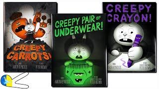 25 min 3 Books of Creepy Tales! Creepy Carrots! Creepy Pair of Underwear! Creepy Crayon! Animated