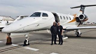 (4K) Flight on a JetSuite Phenom 300 (VNY-OAK)