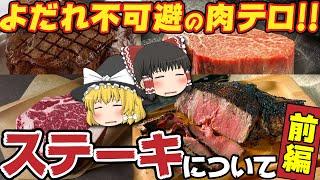 【ゆっくり解説】飯テロ不可避！ステーキについて語り尽くす動画　前編