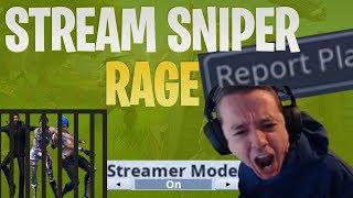 Fortnite Compilation | Dellor Rage | Stream Sniper Rage