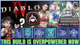 Diablo 4 - New Best INFINITE LIGHTNING Sorcerer Charged Bolts Build - New OP S5 Combo - Full Guide!