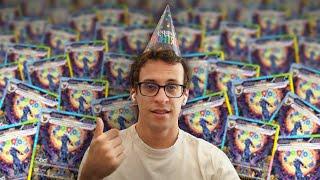 pointcrow opens 100+ pokemon packs for an umbreon