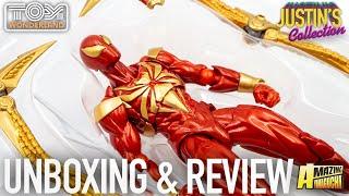 Iron Spider Amazing Yamaguchi Kaiyodo Unboxing & Review