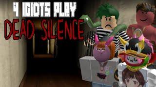 4 Idiots Get Scared Over Harmless Mannequins | Roblox Dead Silence