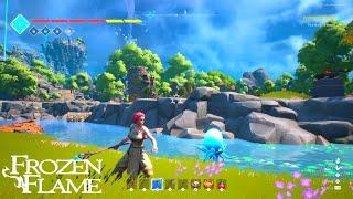 Beautiful Open World Survival RPG! - Frozen Flame Gameplay (Like Zelda meets Valheim)