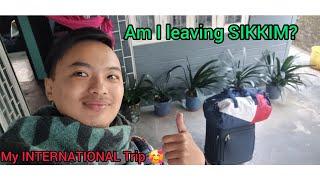 Packing for my FOREIGN TRIP| ️ Am I leaving SIKKIM? GOING ABROAD|  Guess? #travel #vlog #winter 