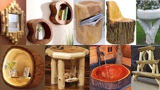 Inspiring Wood Log Furniture Ideas for Your Home Decor  Unique and Creative Designs