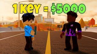 I Tried Selling Key Cards in Roblox Jailbreak