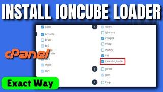 How to install ioncube loader in cpanel 2024 | Enabling ionCube Loader