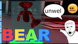 How To Get the ''Looking for closure'' badge and the ''Unwell'' skin with SAM | Roblox BEAR (Alpha)