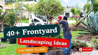 TOP 40+ FRONT YARD LANDSCAPING IDEAS You NEED to See!  | Garden Answer