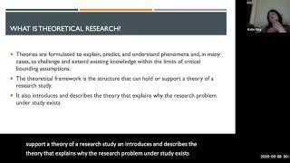 WebTeach: Notes on Theoretical Research