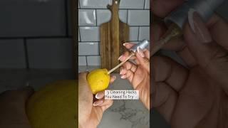 3 Cleaning Hacks You Need To Try 🫧 #cleantok #cleaninghacks #cleaningmotivation