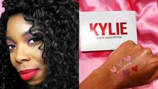 Kylie Cosmetics Valentine's Day Mini Matte Liquid Lipstick Swatches
