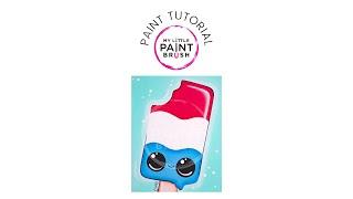 Patriotic Painting | How to Paint a Popsicle | USA Paint Class for Beginners | Easy Art for Kids