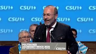 Rede am Politischen Aschermittwoch der CSU am 14. Februar 2024