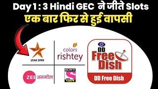 Day 1 | 3 Channels won Slots on DD Free Dish| DD Free Dish 85th E-Auction Update