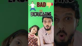 English Words Decoded: Bad and Excruciating in Movie Context #shorts #shortvideo #short