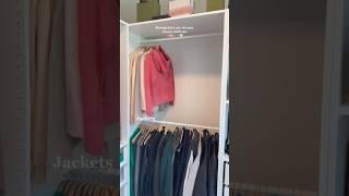 Dream closet organizing