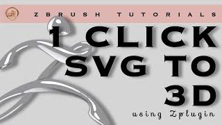 ZB_02 | Turn SVG vectors into 3D model with 1 click with timestamps in the description.