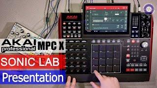 Sonic LAB Presentation  - Akai MPC X CV control and workflow