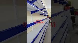 #Super Market Rack #Kirana store racks #Grocery Store Rack bakery case wall rack departmental store