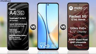 Redmi A4 5g vs Vivo Y29 5g vs Moto G35 5g || Full Comparison