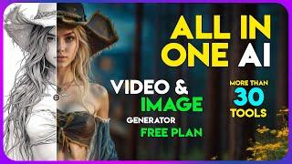 AI Art Generator | ALL IN ONE | Video & Image generator | Step by Step Tutorial | Free plan