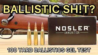 243 Winchester Nosler Ballistic Tip 90 grain Ballistics Gel Ammo Test