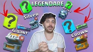 LEGENDARE DIN SILVER, CROWN SI GIANT CHEST !! Chest Opening !! Clash Royale Romania