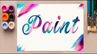 How to Create Paint Brush Strokes Text Effect In Photoshop | Brush strokes Text Effect Tutorial