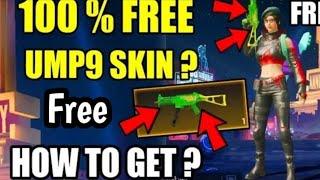 How to get UMP GREEN SKIN FREE | GET IT NOW