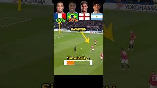 Mbappe VS Vini VS Rashford VS Garnacho  | Who Copies Their Idol Better? 