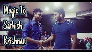 Magic to Dancer Sathish Krishnan | Celebrity Magic | Saravanan Ramesh