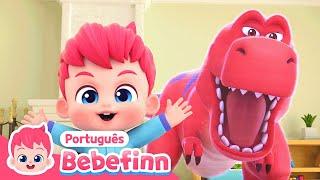 Canção do T-Rex  | EP46 | Cante Junto com Bebefinn | Bebefinn em Português - Canções Infantis