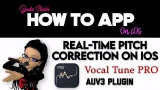 Real-Time Pitch Correction on iOS with Vocal Tune PRO - How To App on iOS! - EP 803 S11